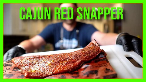 Smoked Cajun Red Snapper on a pellet grill - Recipe and BBQ Tutorial!