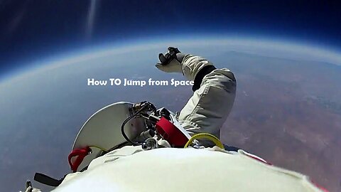 How you can jump from Space? | Check this Red Bull Space Dive