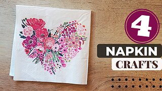 Napkin Decoupage Made Easy: Dynamic Techniques for Stunning DIY Projects!