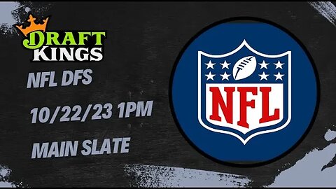 Dreams Top Picks NFL DFS 10/22/23 Daily Fantasy Sports Strategy DraftKings