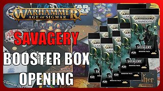 Opening Savagery Warhammer Age Of Sigmar Champions Booster Box : OOP Ep030