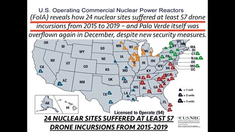 Dozens More Mystery Drone Incidents Over U S Nuclear Power Plants Leaked
