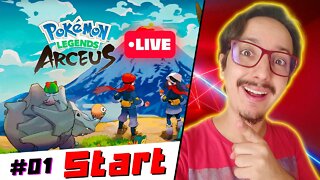 ARCEUS CHEGOU!!! Começando a EXPLORAR o Pokémon Legends Arceus! Nintendo Switch