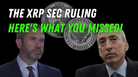 The Major News You're Missing About The XRP SEC Ruling!