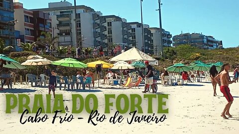 CABO FRIO, RJ [ PRAIA DO FORTE EM AGOSTO] WALK