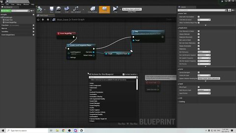 2021 Unreal engine How to add a cinematic sequence before a level loads