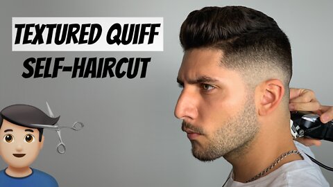 The BEST Textured Quiff Mid-Fade Self-Haircut Tutorial | How To Cut Your Own Hair
