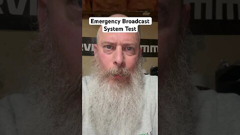 Emergency broadcast system test