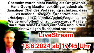 Live stream on 18.6.2024 from CHEMNITZ Reporting according to Basic Law Art.5