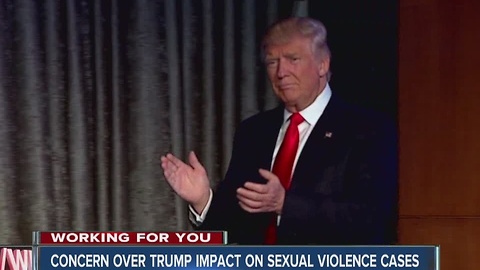 Concern over Trump impact on sexual violence cases