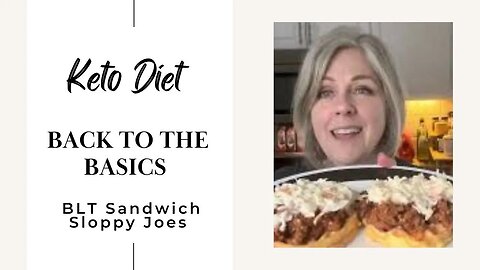 Keto Sloppy Joes / Chaffle Recipe / Coleslaw Recipe / Basics of Keto Day 5 What I Eat on Keto Diet