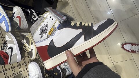 FAKE Union x Travis Scott Jordan 1