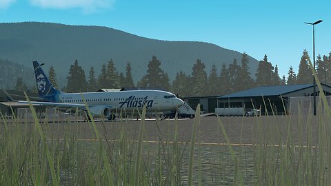 Alaska Airlines Wrangell Approach and Landing