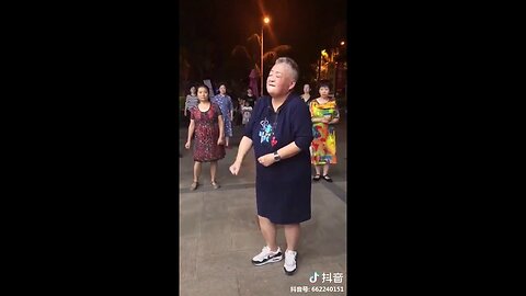 Chinese grandmother's fiery dance