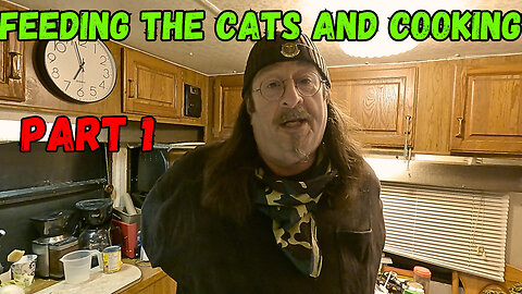 Feeding The Cats And Cooking Part 1