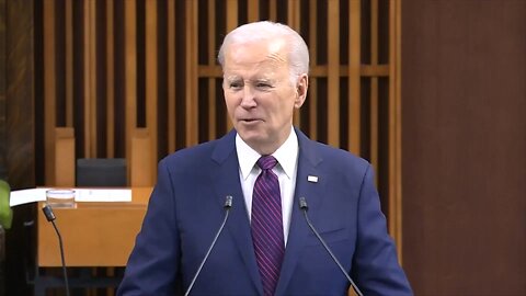 Biden: "Today, I applaud China for stepping up, excuse me, I applaud Canada."