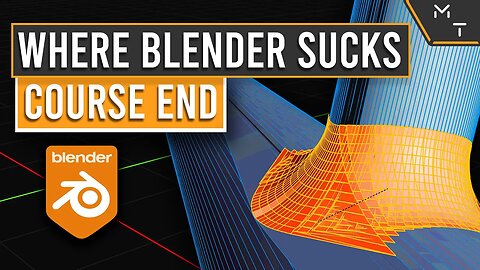 What Blender Sucks at.. & Where Now | The End Of Learning Blender 2.9 / 3.0 Precision Modeling |