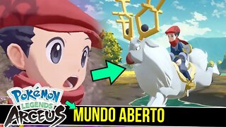 Pokemon Legends Arceus - Pokémon Mundo Aberto da CERTO ?! #shorts