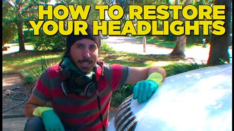 How To Restore Your Headlights [With toothpaste and avocado!]