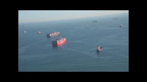 California Coast - Container Ship Congestion