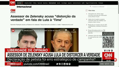 Em erro estratégico, Lula falou o que pensa ao criticar Zelensky - @SHORTS CNN