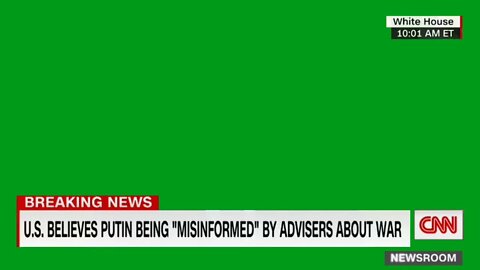 CNN green screen response