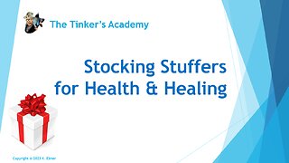 Stocking Stuffer Ideas for Health & Healing