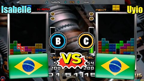 Tetris the Absolute The Grand Master 2 PLUS (Isabelle Vs. Uyio) [Brazil Vs. Brazil]