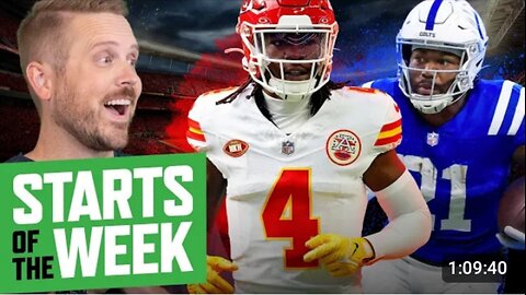 Starts of the Week + Week 9 Breakdown, Snow Model | Fantasy Foo...