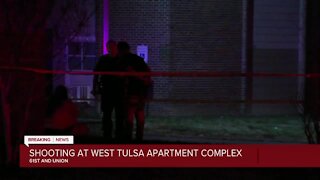 Shooting at west Tulsa apartment complex