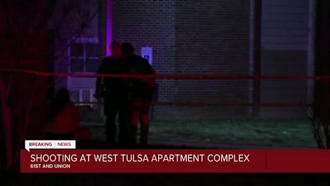 Shooting at west Tulsa apartment complex