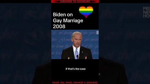 BIDEN ON GAY MARRIAGE IN 2008