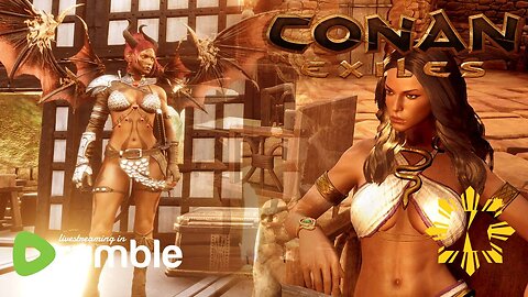 ▶️ WATCH » CONAN EXILES » DEATH BY HIVE QUEEN, TWICE >_< [4/21/23]