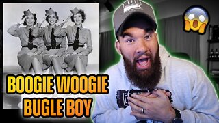 FIRST TIME HEARING | The Andrews Sisters - "Boogie Woogie Bugle Boy" REACTION