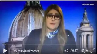 QUEM ACREDITA NA GLOBO? Ilze Scamparini segurando o choro ao falar do surto de coronavírus na Itália