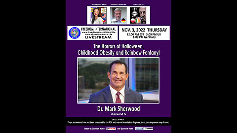 Dr. Mark Sherwood- "The Horrors of Halloween, Childhood Obesity & Rainbow Fentanyl"