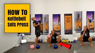 How to Kettlebell Sots Press CAVEMANROM—HOW TO PRESS FROM THE SQUAT