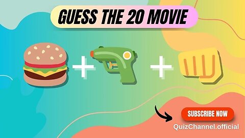 Can You Guess the MOVIE by Emoji | Emoji Quiz 6
