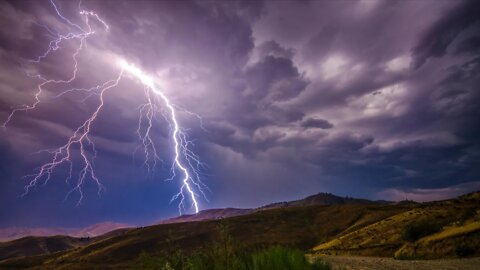 Thunderstorm Sounds | Relaxing Rain, Thunder & Lightning (1 Hour)