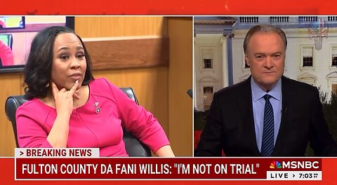 MSNBC blasts Fani Willis by showing an old clip of her from 2020 saying, “I certainly will not be