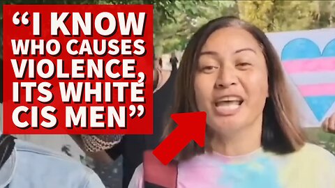 "I KNOW who causes violence, its WHITE CIS MEN!" - Marama Davidson | NZ Posie Parker Protest