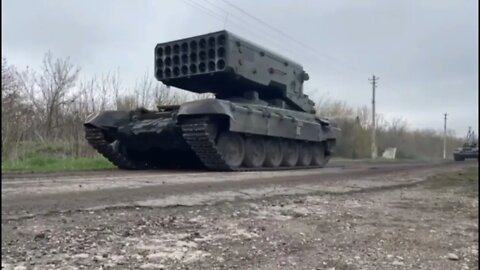 Russian Heavy Missile Systems "Solntsepyok" Are Driving Across Ukraine To Burn Down Enemy Defenses!