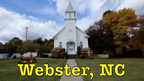 I'm visiting every town in NC - Webster, North Carolina