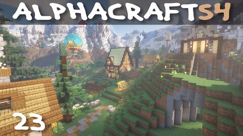 Our Rustic Starter House - Alphacraft S4 e23 - Minecraft SMP