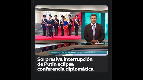 Interrupción inesperada: Putin toma protagonismo en discurso sorpresa