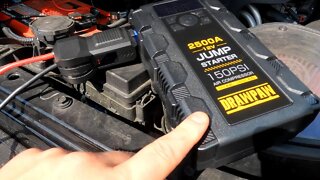 Unboxing: DRAWPAW Portable Power Station Jump Starter with Air Compressor,150PSI Digital