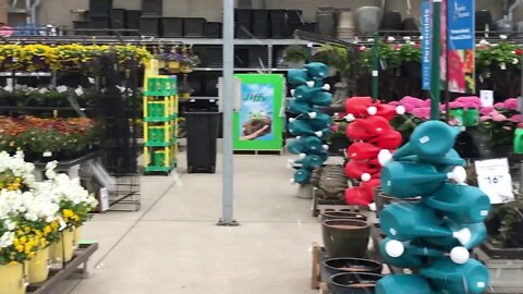 Opening day of Lowe's Garden Center