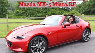 First look at this cherry red drop-top Mazda MX-5 Miata RF