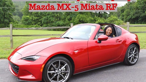 First look at this cherry red drop-top Mazda MX-5 Miata RF