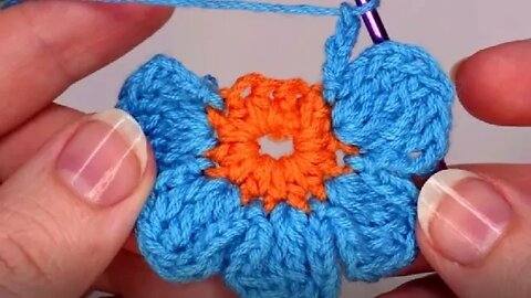 How to crochet flower free written pattern in description